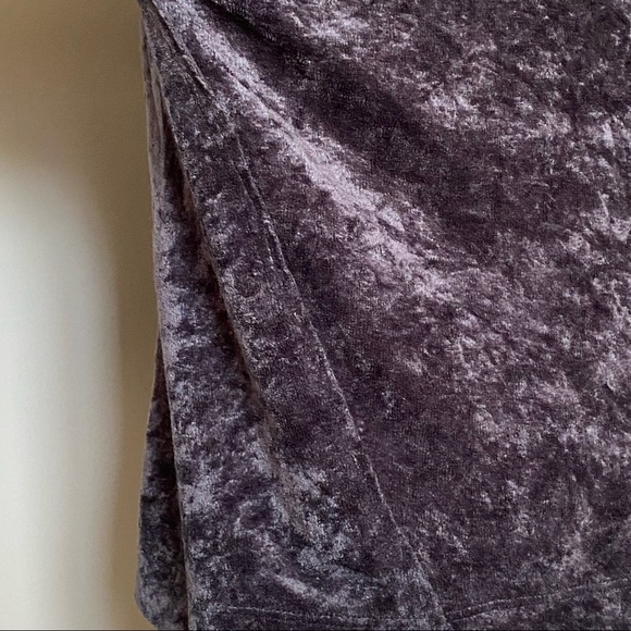 Free People Milan Crushed Velvet Layering Pullover Sweater Sweatshirt, XS - Picture 6 of 15